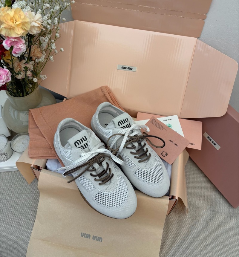 Сетчатые кроссовки Miu Miu