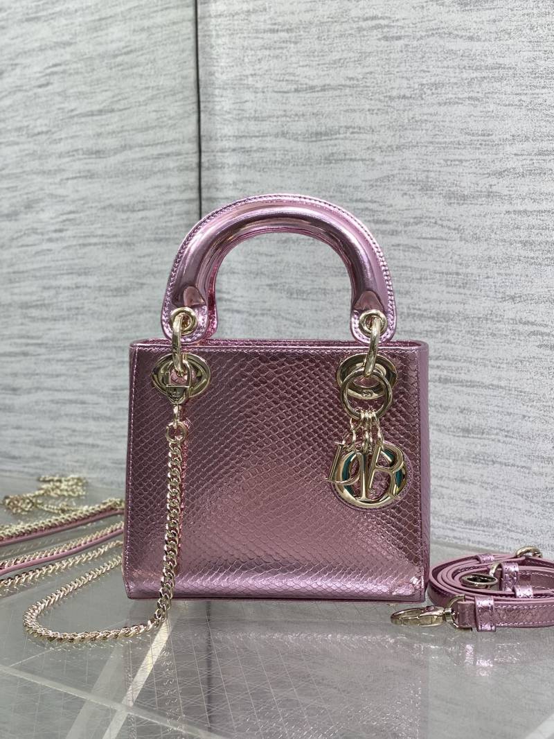 Сумка Dior Lady Dior розовая