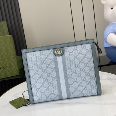 Портмоне Gucci с монограммой и замком