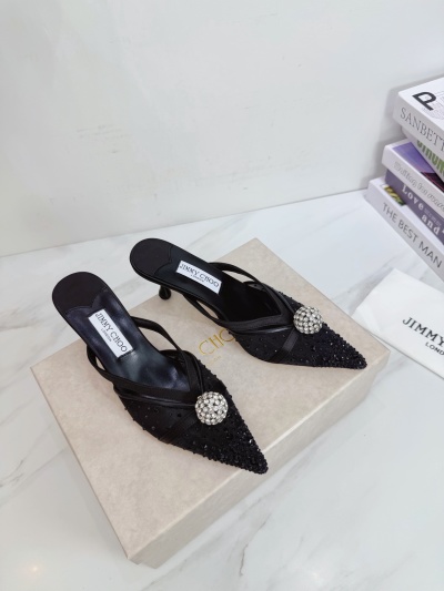 Женские туфли Jimmy Choo со стразами