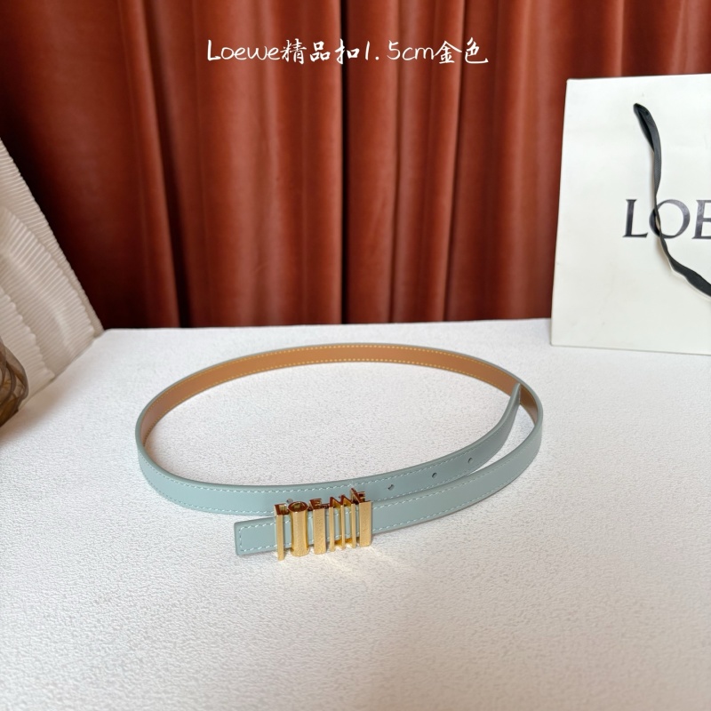 Женский ремень Loewe с геометрической пряжкой