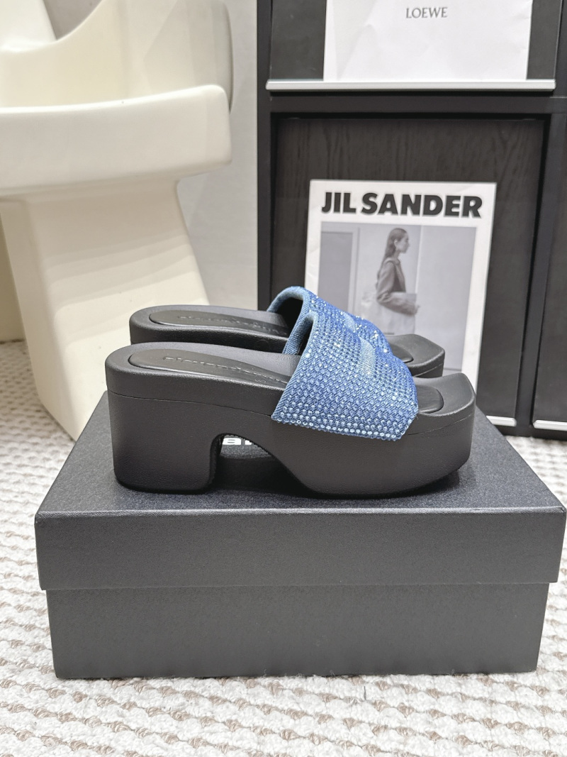 Женские босоножки Alexander Wang с украшением из страз