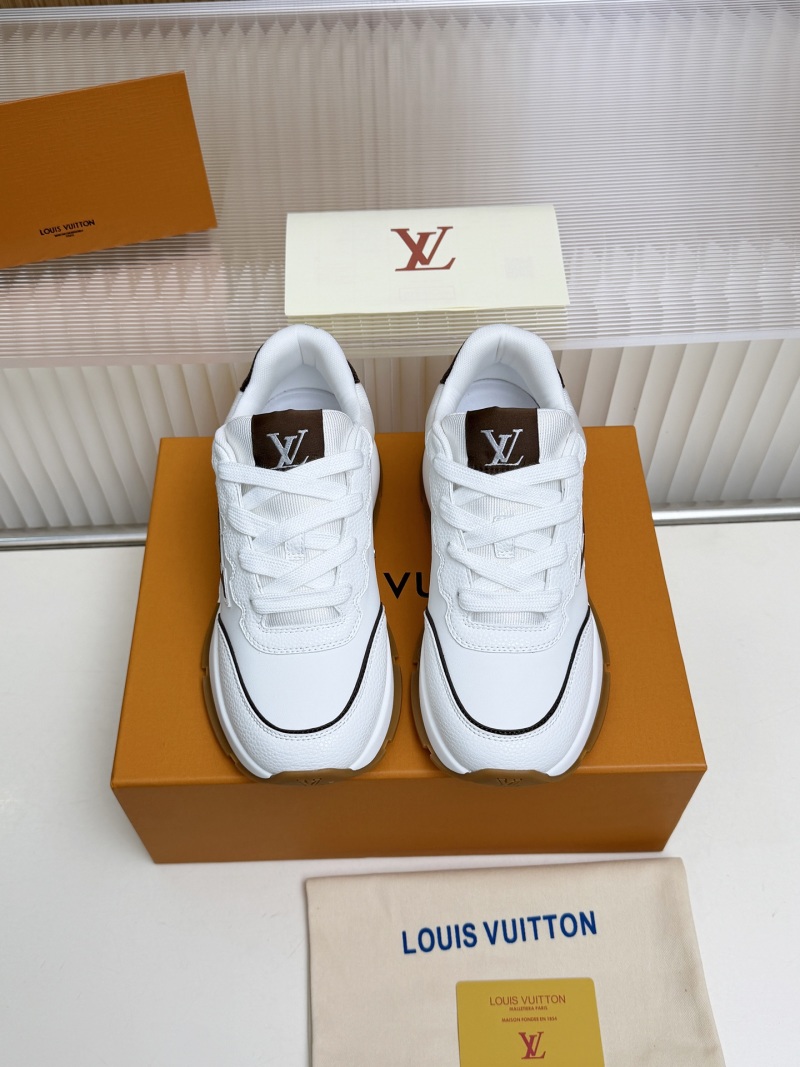 Белые кроссовки с логотипом Louis Vuitton