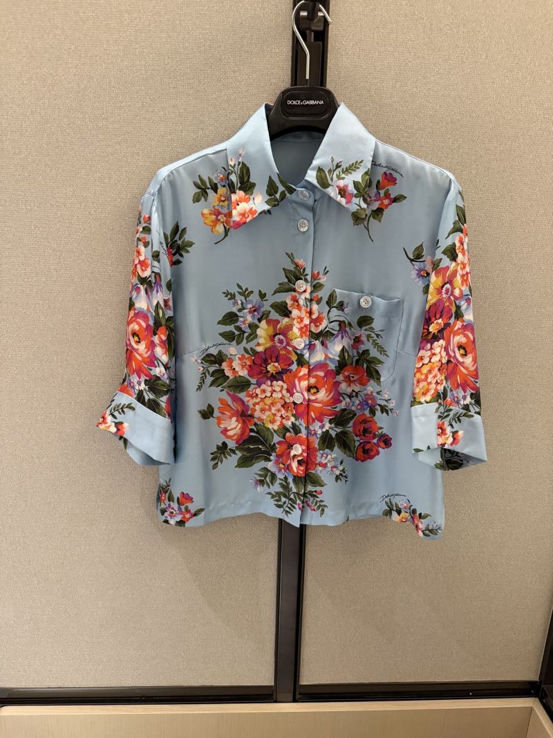 Блуза с цветочным принтом Dolce & Gabbana