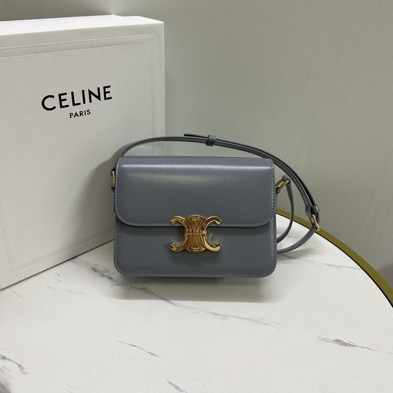Сумка Celine Triomphe Mini серая