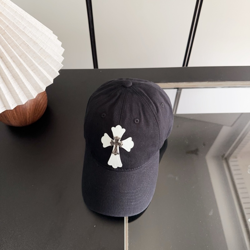 Бейсболка черная с крестом Chrome Hearts