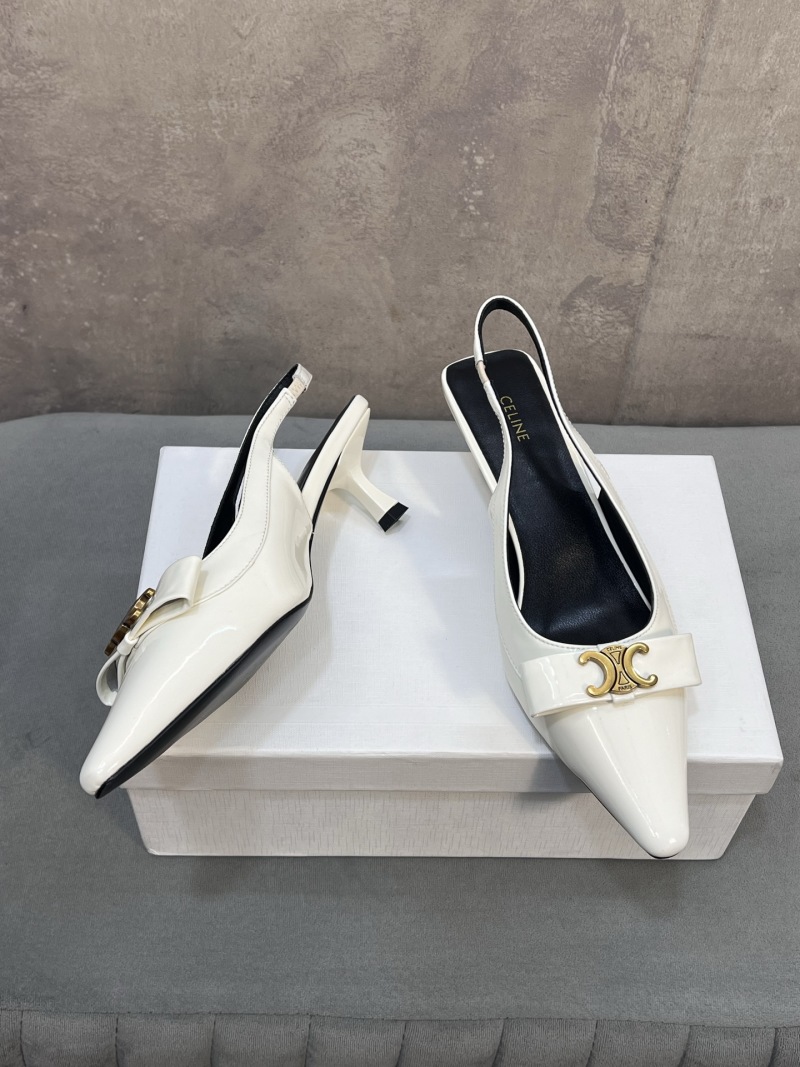 Женские мюли Céline с заостренным носком Celine