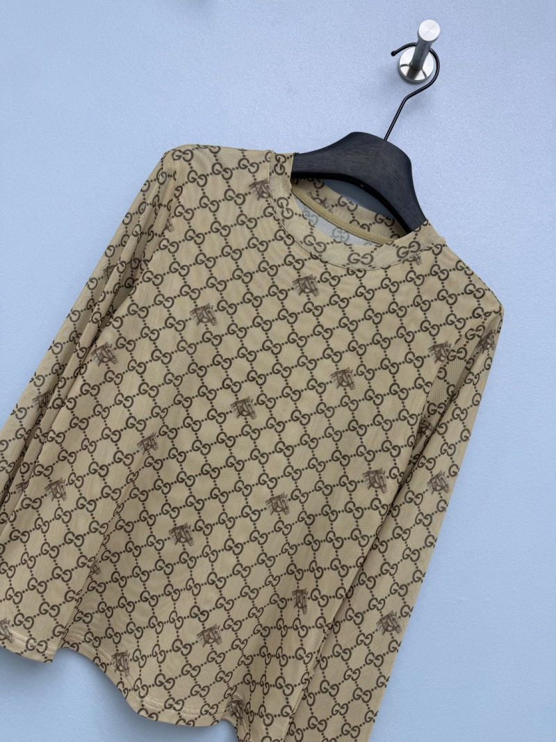 Кружевной топ Gucci с монограммой