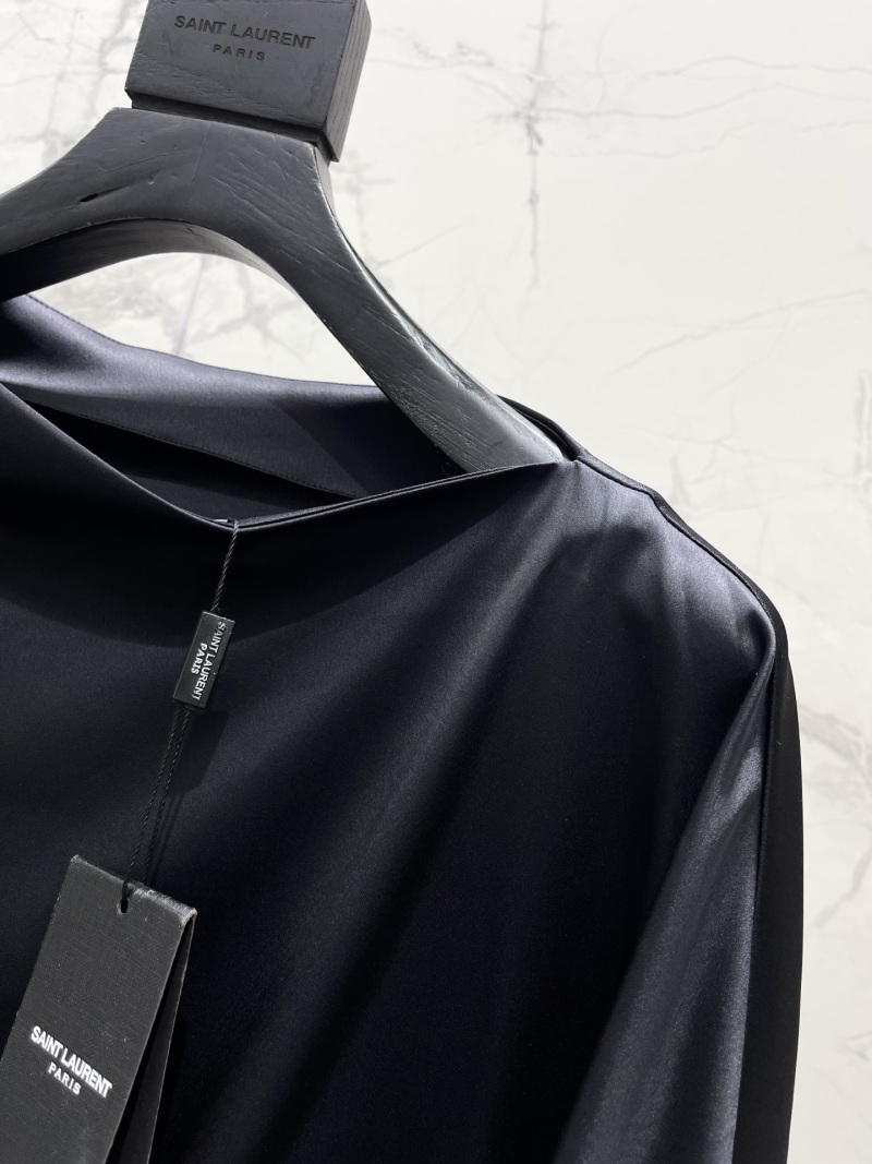 Блуза Saint Laurent асимметричная ацетатная