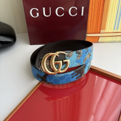 Ремень Gucci GG Marmont с камуфляжным принтом