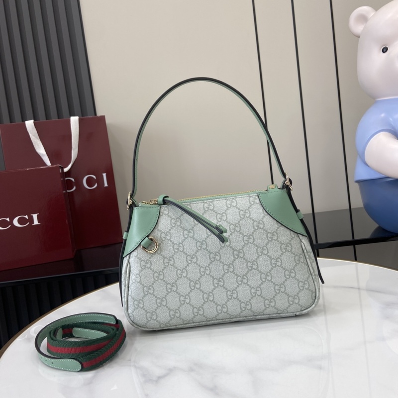 Сумка Gucci с монограммой и ремнем