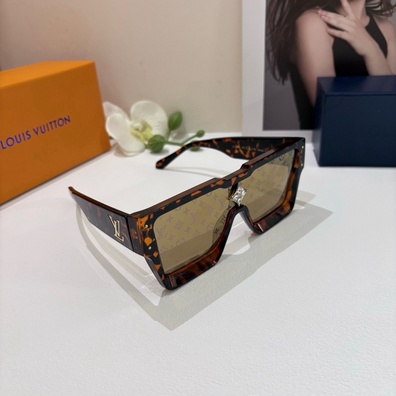 Квадратные солнцезащитные очки с классическим узором Louis Vuitton