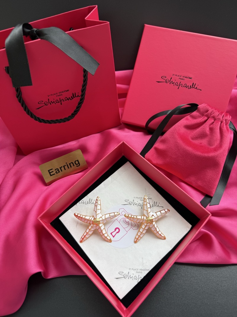 Серьги в виде морских звёзд Schiaparelli