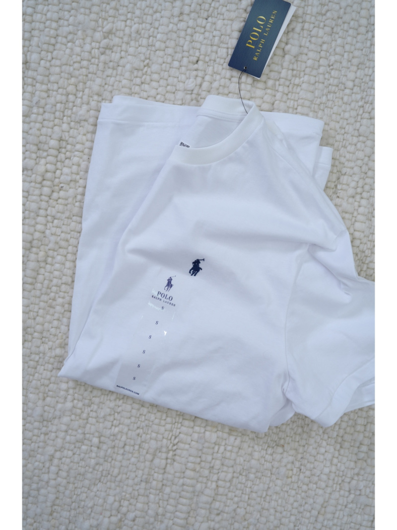 Белая футболка Ralph Lauren с логотипом