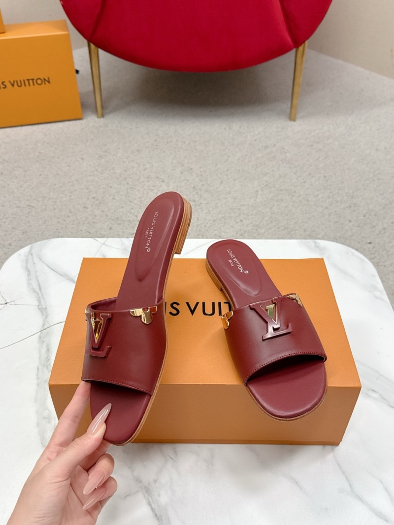 Мюли женские на плоской подошве Louis Vuitton