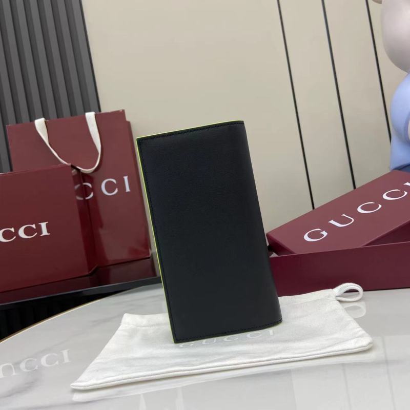 Портмоне Gucci черное с логотипом