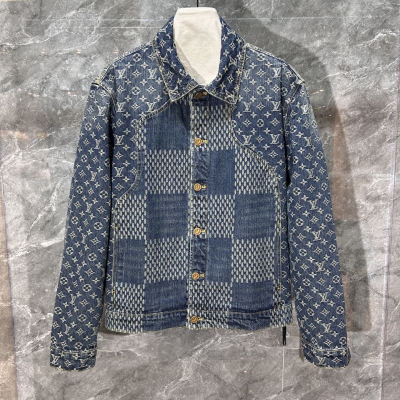 Джинсовая куртка Louis Vuitton с монограммой
