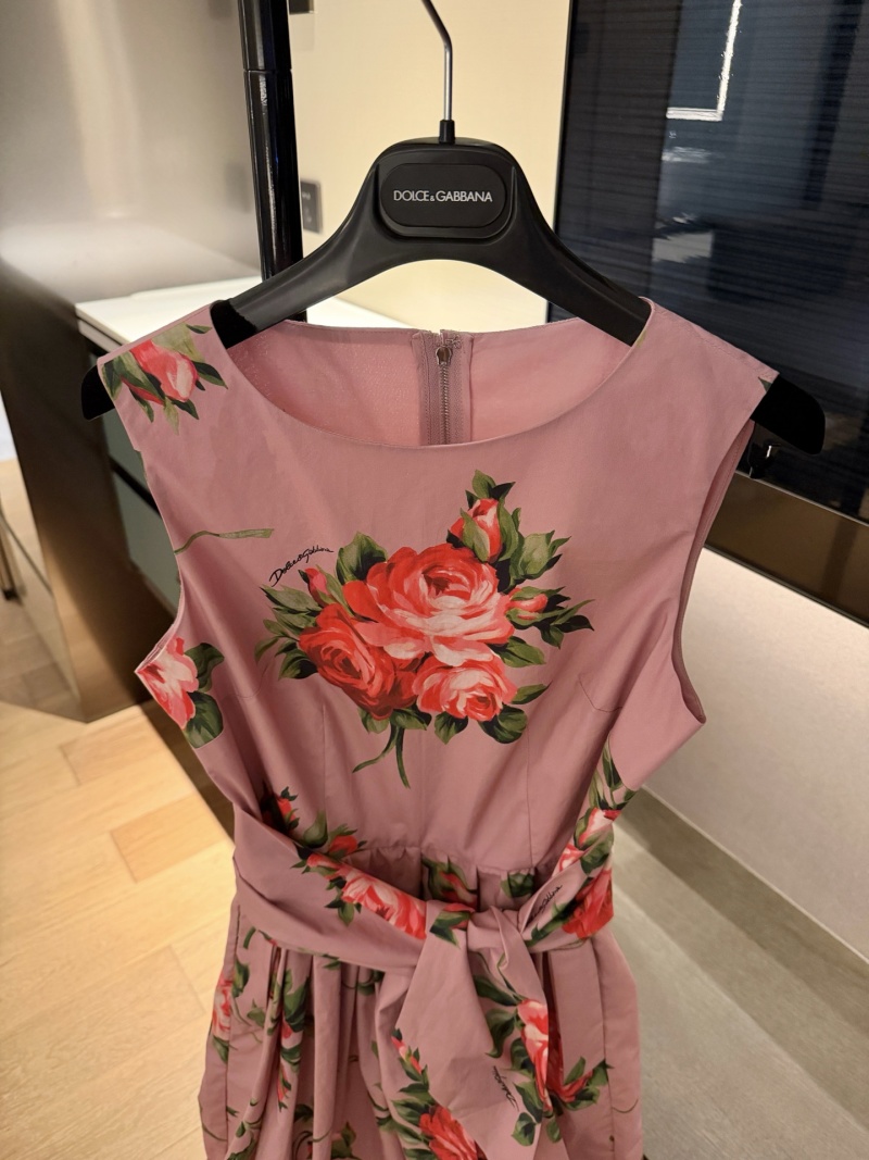 Повседневное платье с цветочным принтом Dolce & Gabbana