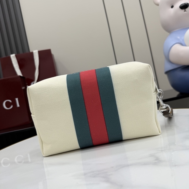 Клатч Gucci с красно-зеленой полосой