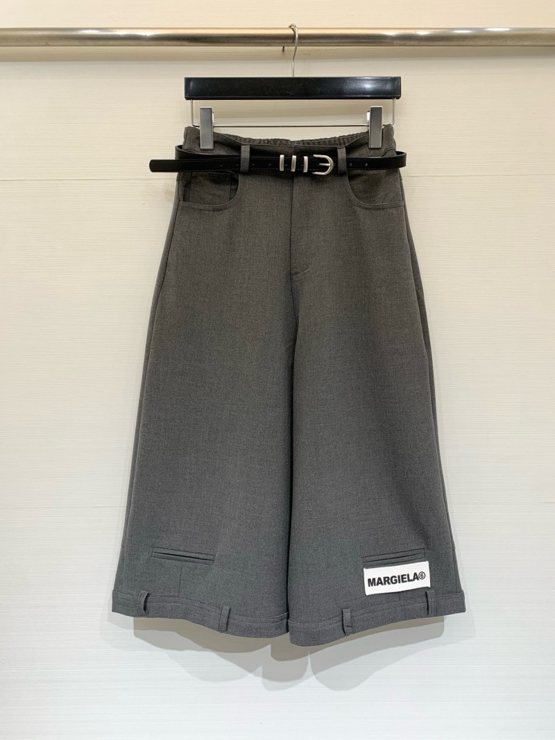 Широкие брюки Maison Margiela с поясом