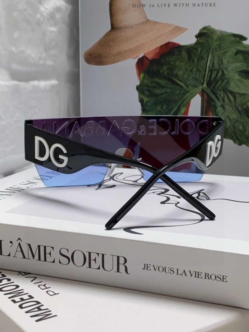 Солнцезащитные очки без оправы с градиентными линзами Dolce & Gabbana