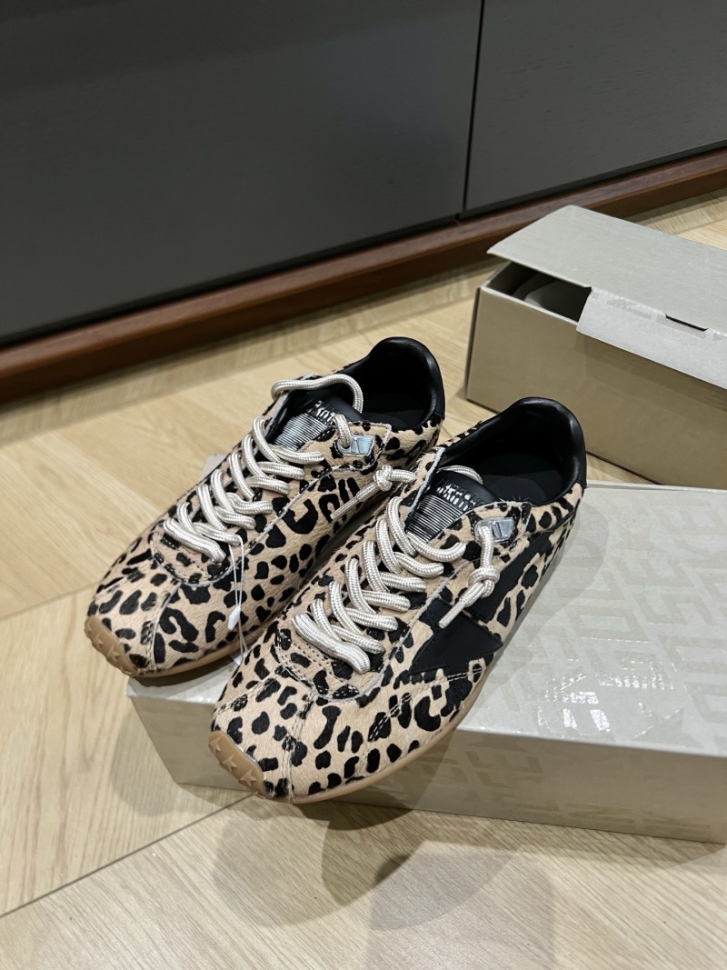Женские кроссовки с принтом леопард Golden Goose