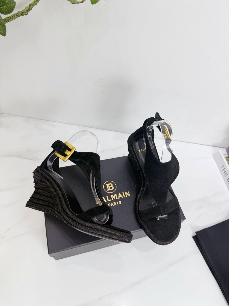 Женские сандалии на шпильке с ремешком Balmain