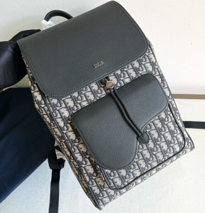 Рюкзак мужской Dior с принтом Oblique
