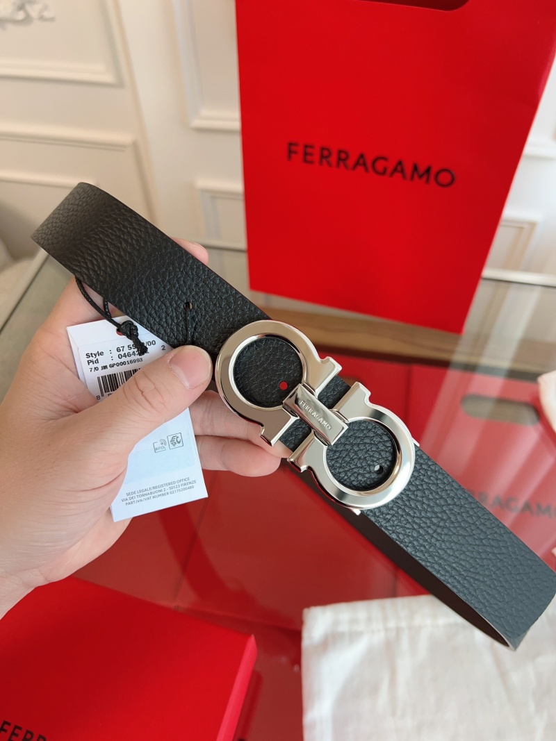 Ремень Salvatore Ferragamo с пряжкой Gancini