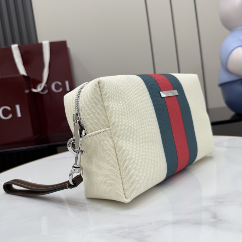 Клатч Gucci с красно-зеленой полосой