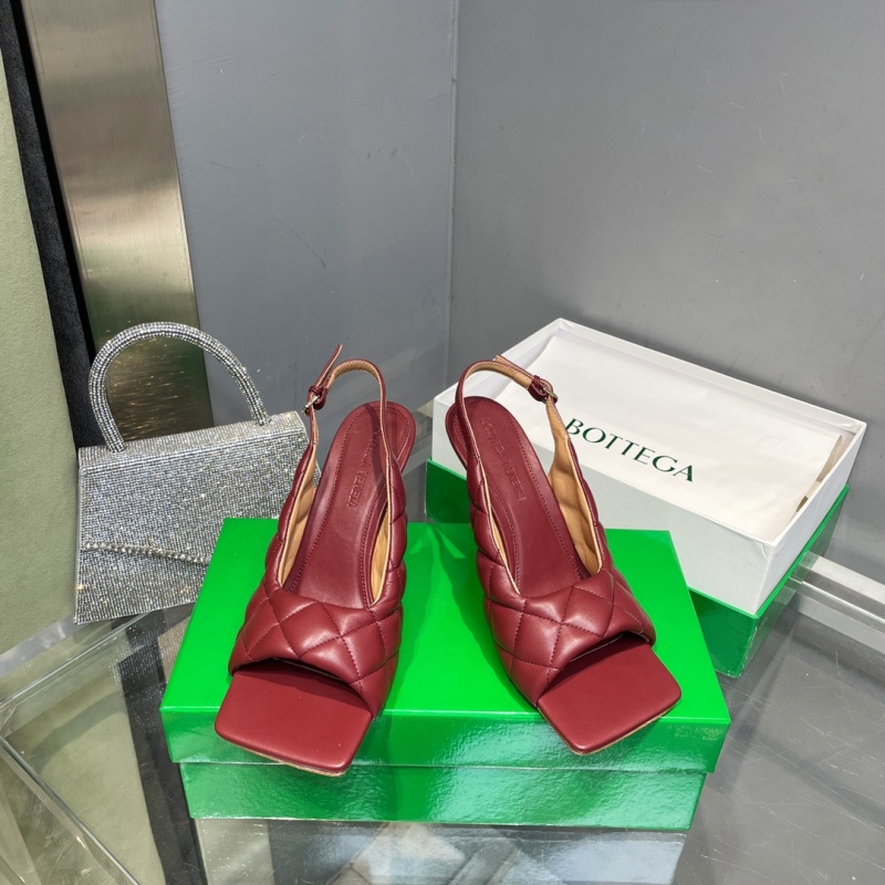 Женские туфли-сандалии на шнуре с квадратным носком Bottega Veneta