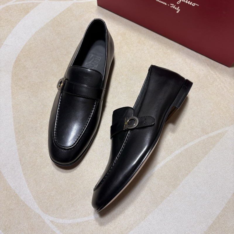 Мокасины мужские черные Salvatore Ferragamo