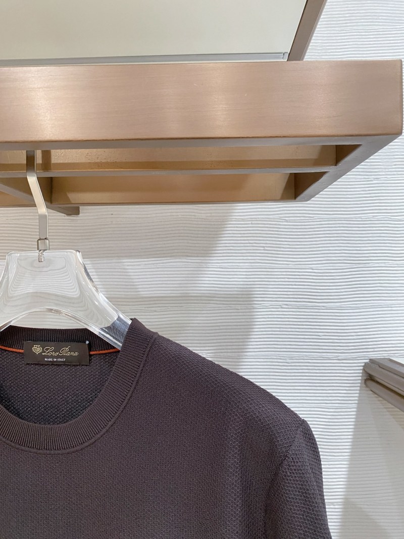 Мужская футболка Loro Piana круглое горло