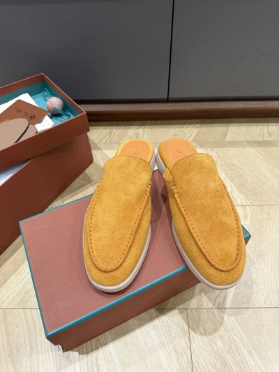 Мужские замшевые мокасины Loro Piana