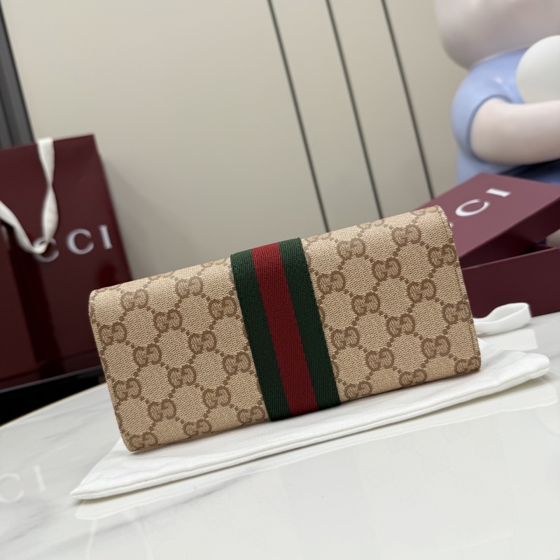 Портмоне Gucci с монограммой и кантом