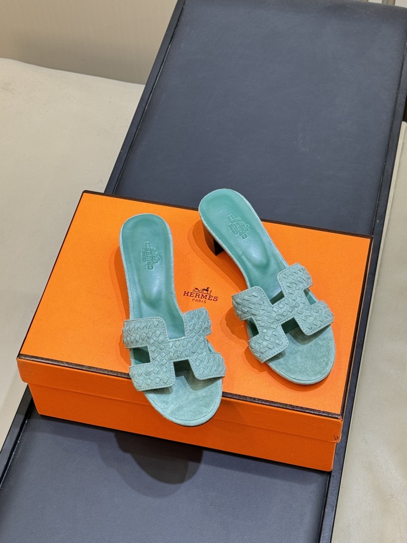 Женские босоножки Hermes с плетеным ремешком Hermès