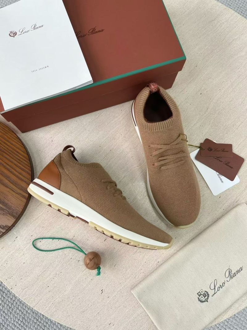 Кроссовки Loro Piana, бежевые