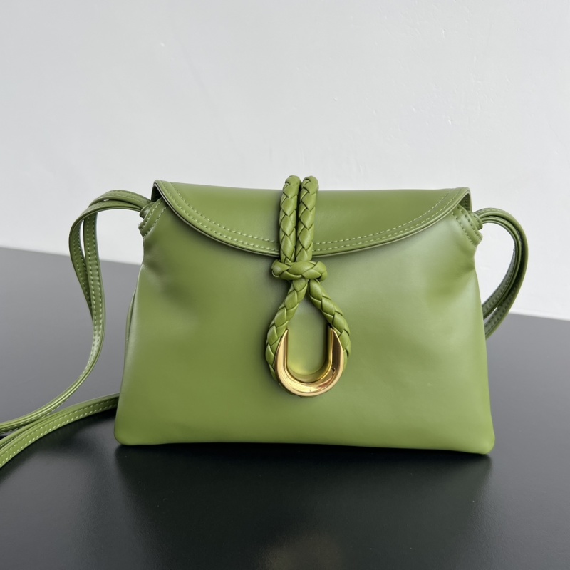 Сумка женская зелёная Liberta Bottega Veneta