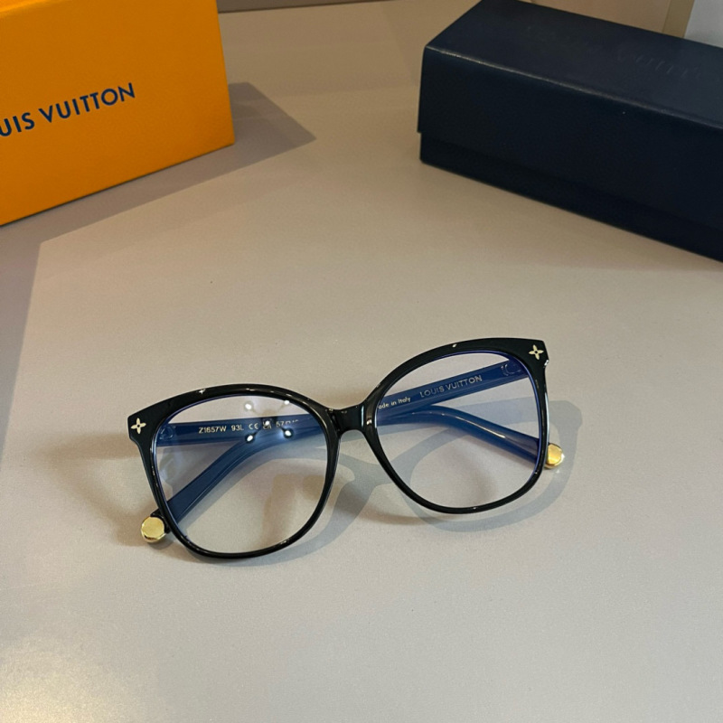 Очки Louis Vuitton черные с монограммой