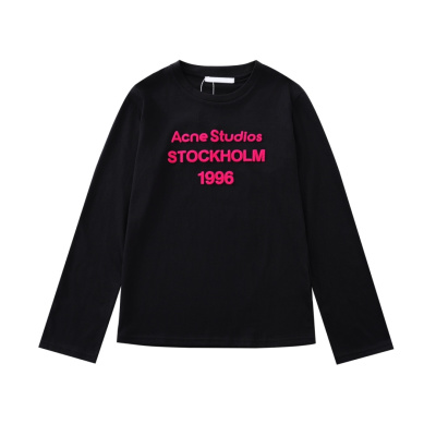 Футболка с длинным рукавом с принтом Acne Studios