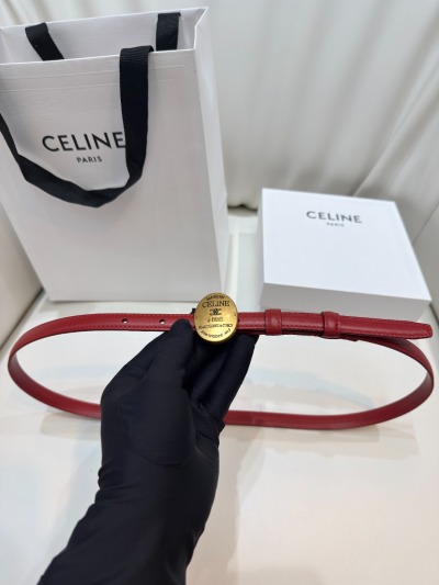 Ремень Celine тонкий, ширина 1.3 см