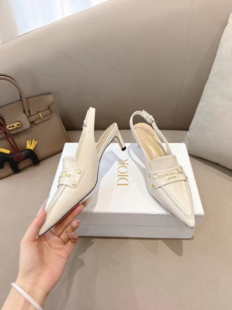 Женские туфли Christian Dior с логотипом