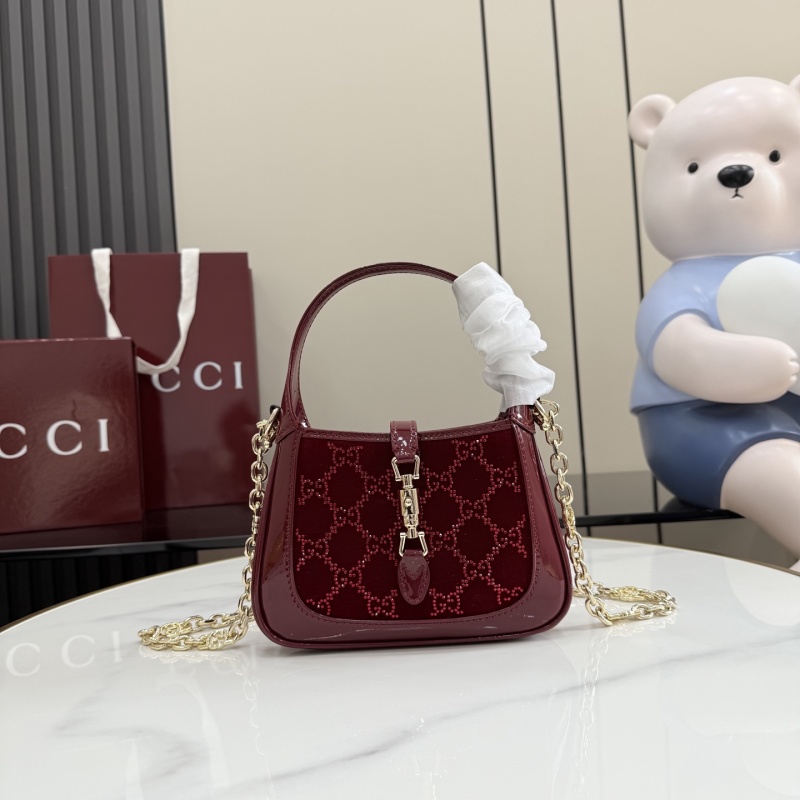 Сумка Gucci винтажная красная