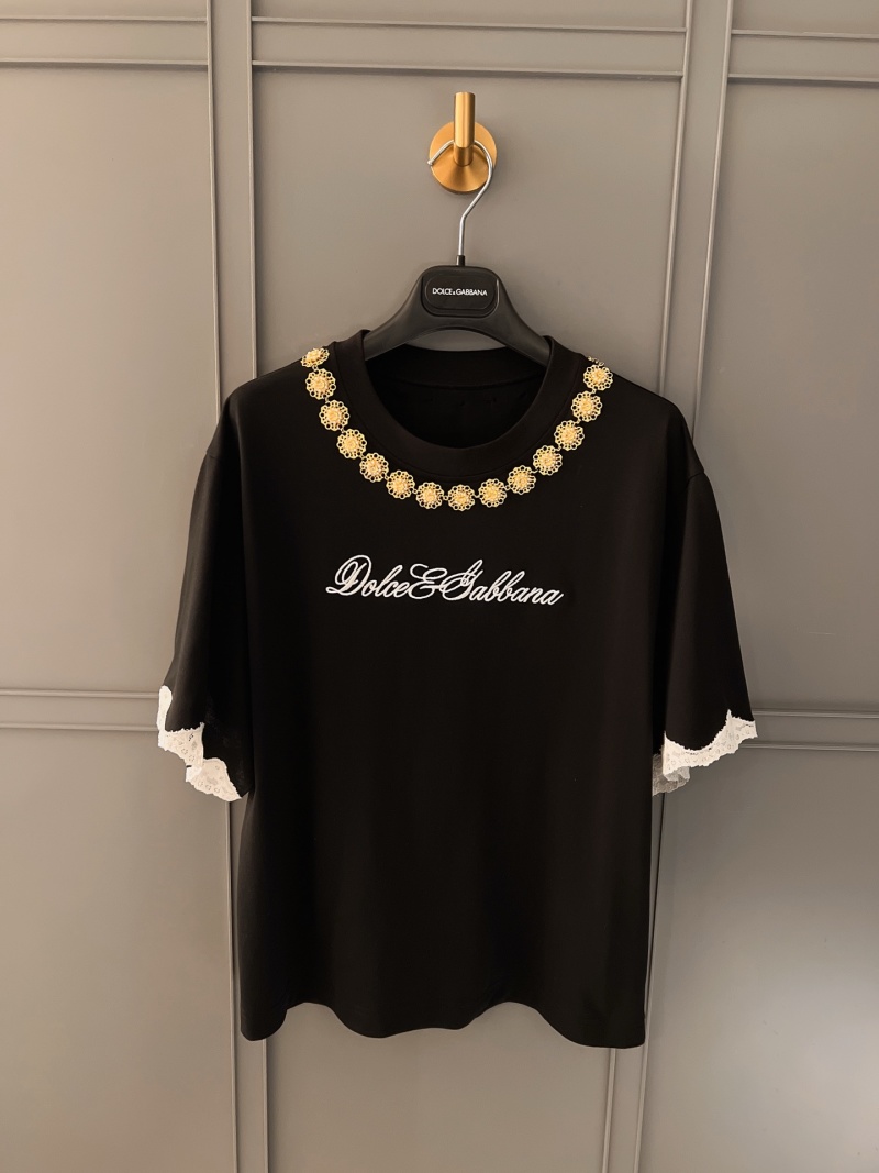 Топ с вышивкой и пайетками Dolce & Gabbana