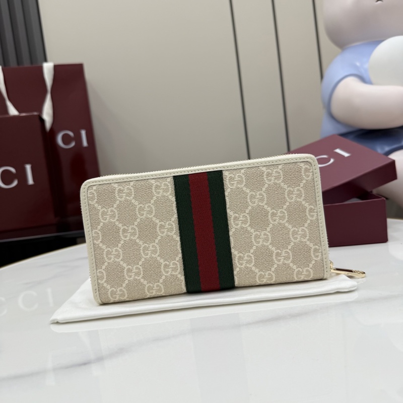 Портмоне Gucci с монограммой и молнией