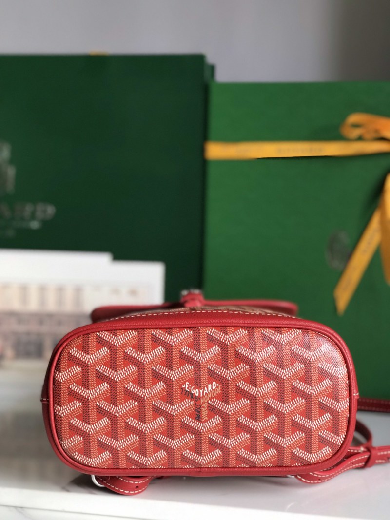Мини-рюкзак с геометрическим узором и верхней ручкой Goyard
