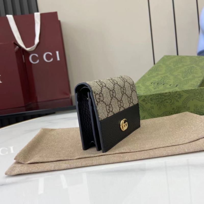 Портмоне Gucci с монограммой и замком GG