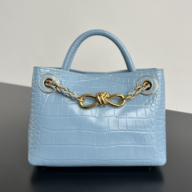 Сумка Bottega Veneta Mini Andiamo с крокодиловым тиснением