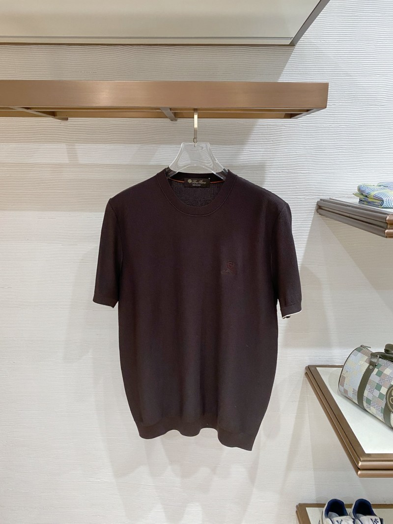 Мужская футболка Loro Piana круглое горло