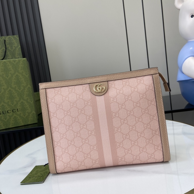 Клатч Gucci с монограммой и замком